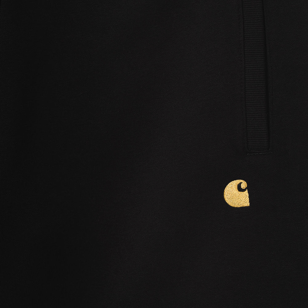 CARHARTT WIP CARHARTT WIP CHASE SWEAT SHORT // BLACK/GOLD