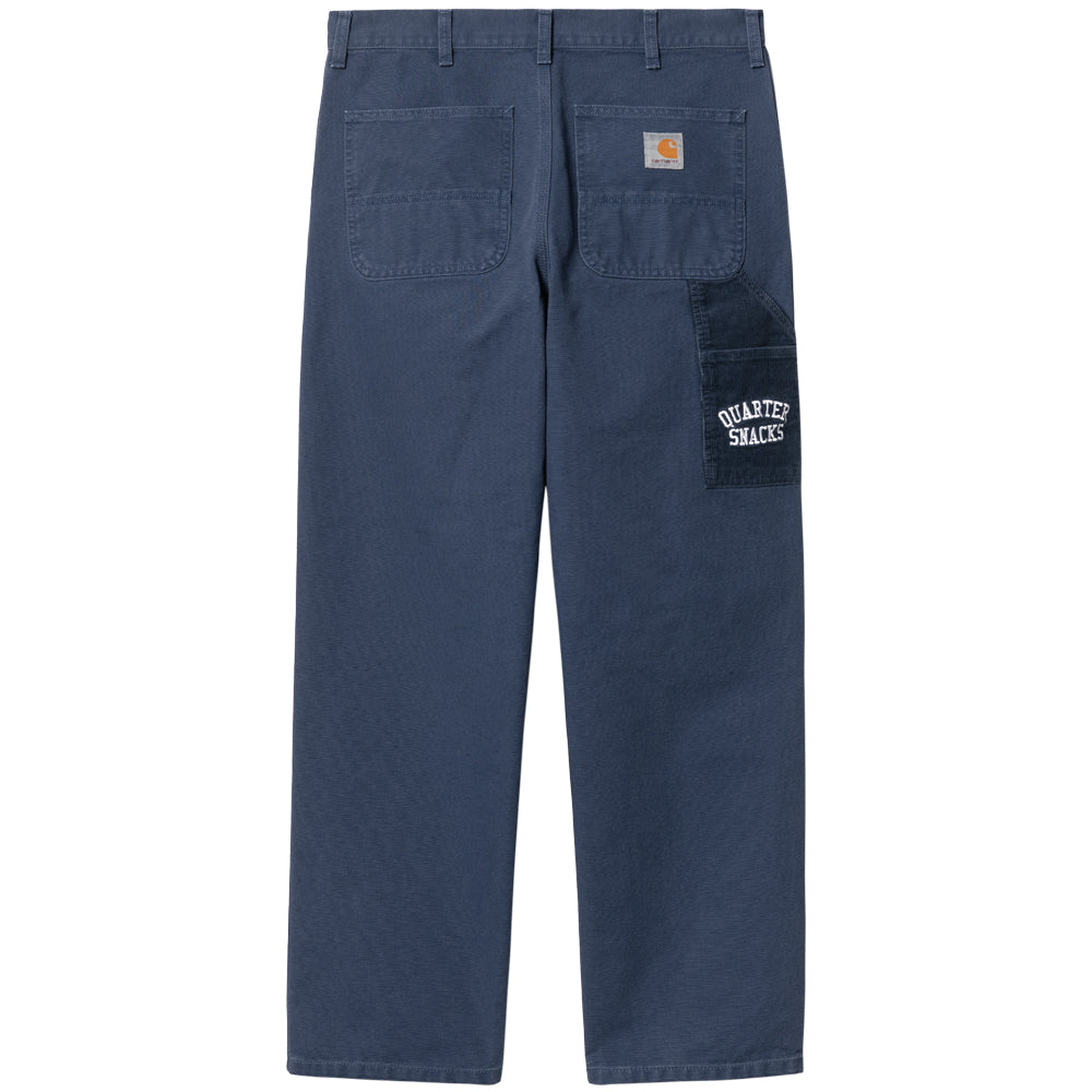 carhartt wip i030278 01 3k quartersnacks simple pant blue aged canvas