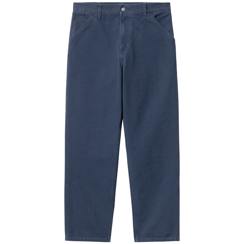 carhartt wip i030278 01 3k quartersnacks simple pant blue aged canvas