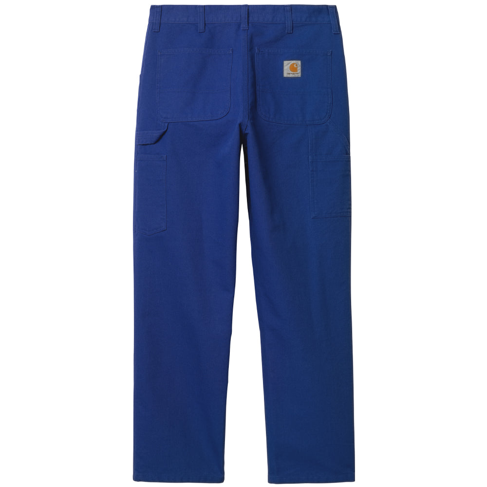 carhartt wip i031497 1cx 02 single knee pant lazurite rinsed