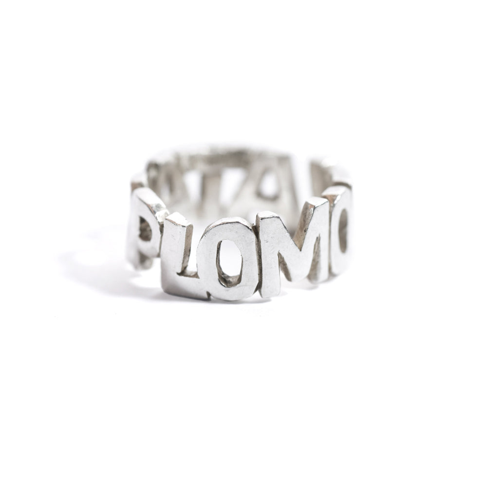 doryphoros plata o plomo ring In 925 Silver handcarved & cast