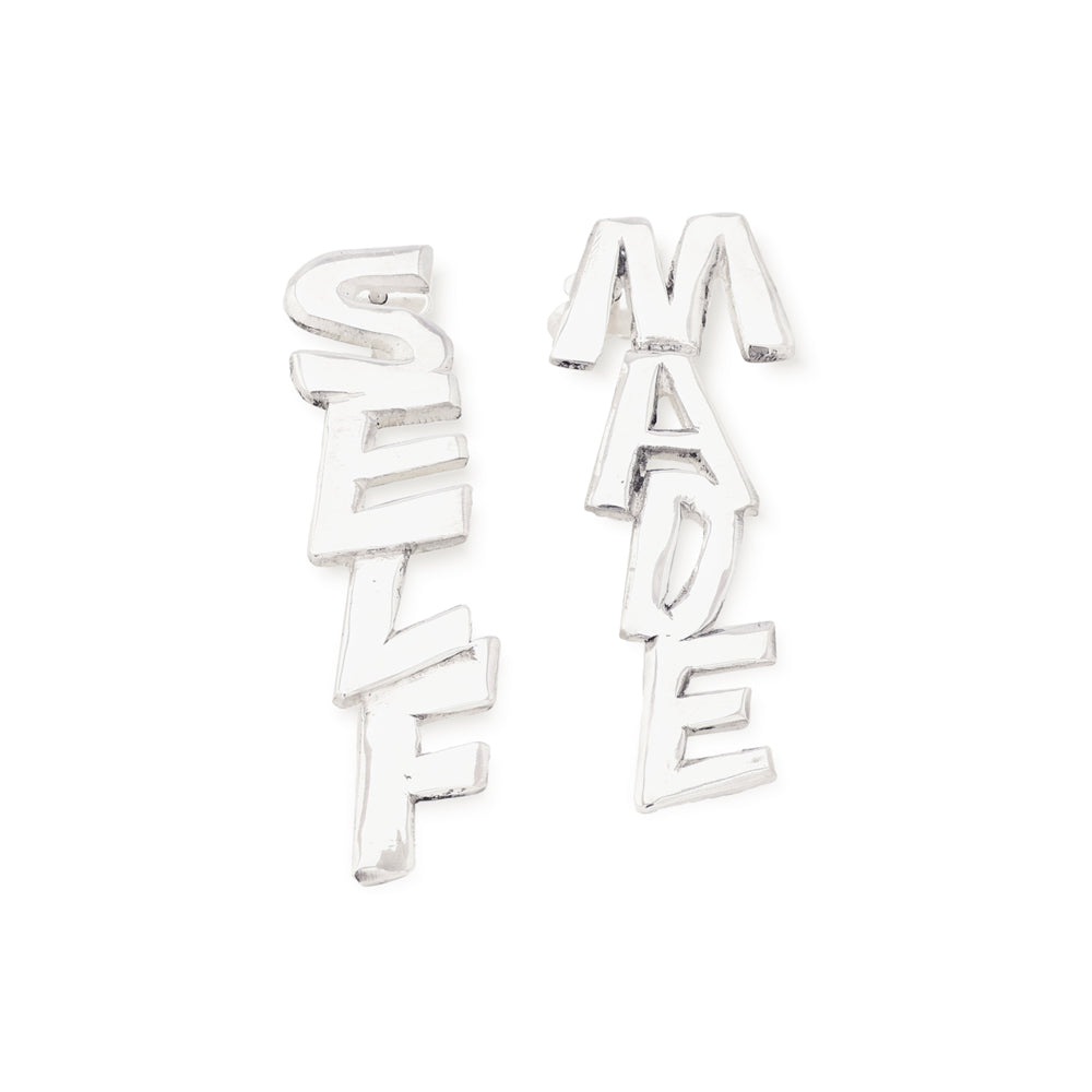 doryphoros self made earrings In 925 Silver handcarved