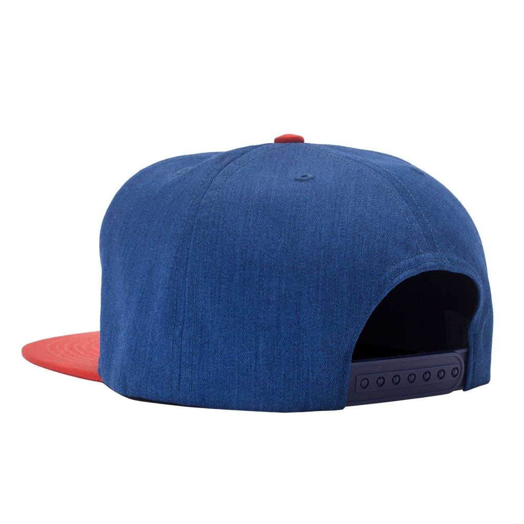 fucking awesome p704089 chrome 5 panel cap navyred