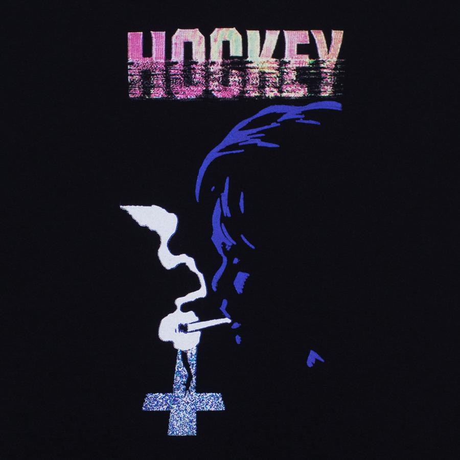 hockey confession ls tee black