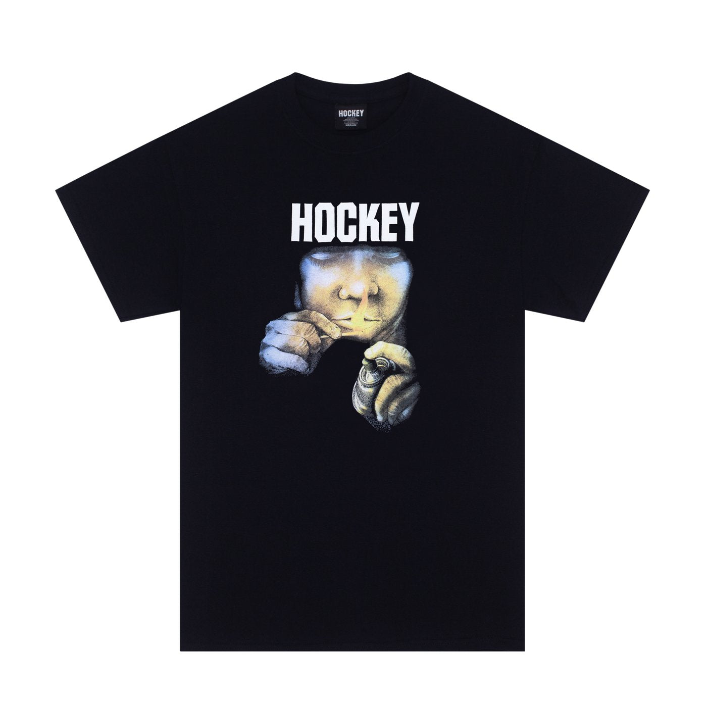 HOCKEY HOCKEY INSTRUCTIONS TEE // BLACK