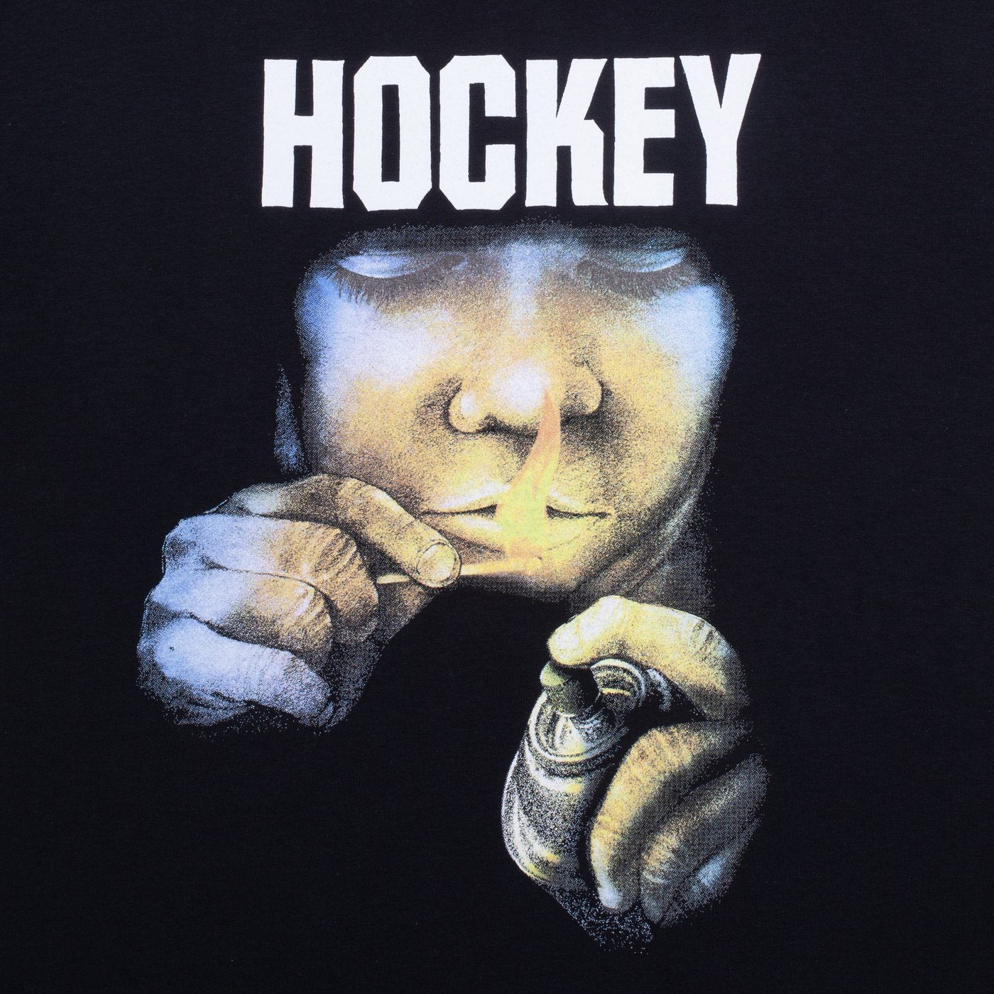 HOCKEY HOCKEY INSTRUCTIONS TEE // BLACK