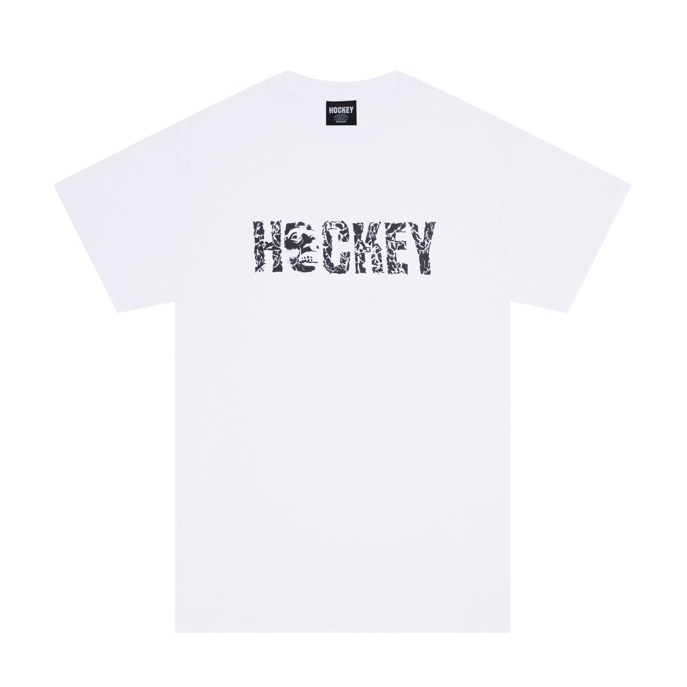 HOCKEY HOCKEY STONE TEE // WHITE