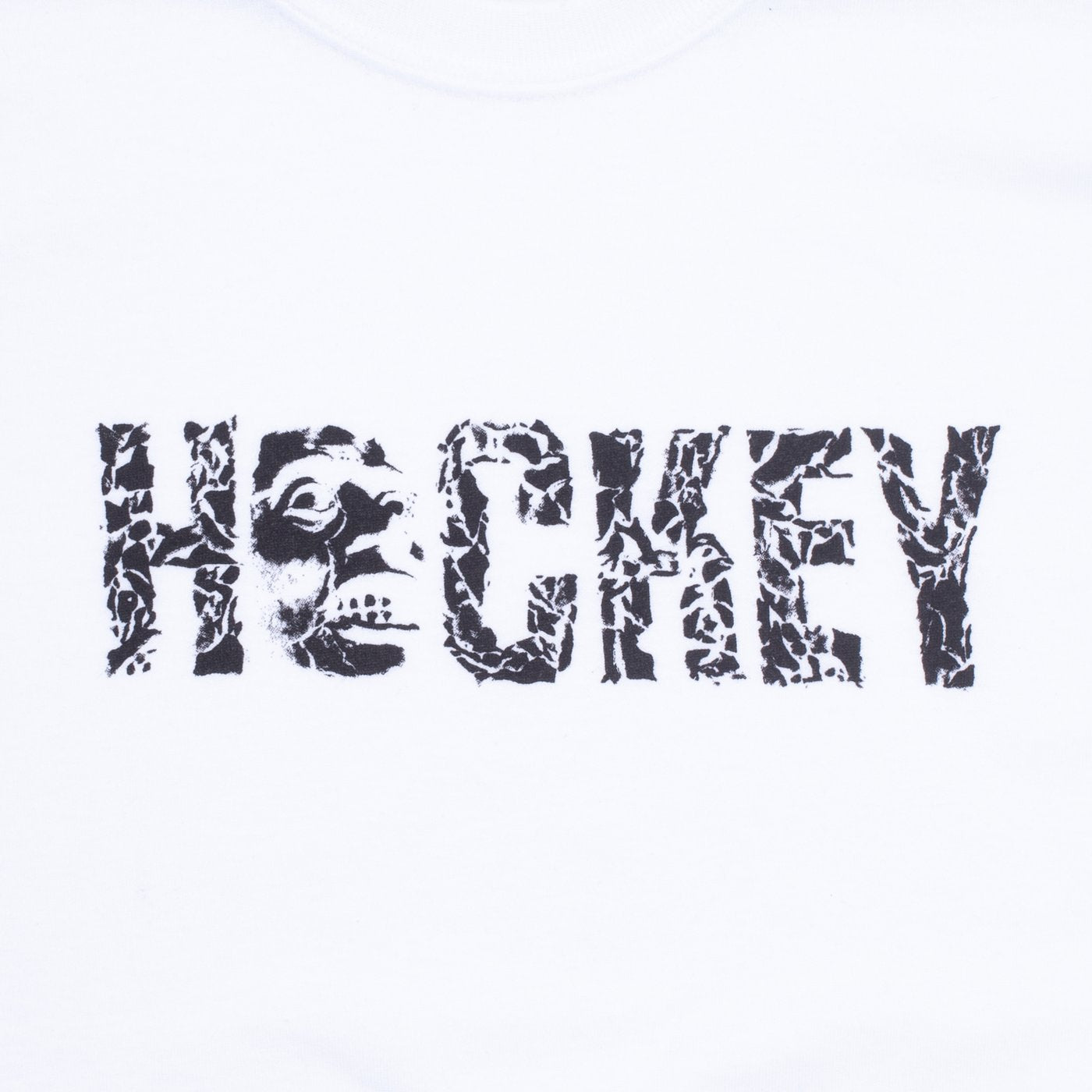 HOCKEY HOCKEY STONE TEE // WHITE