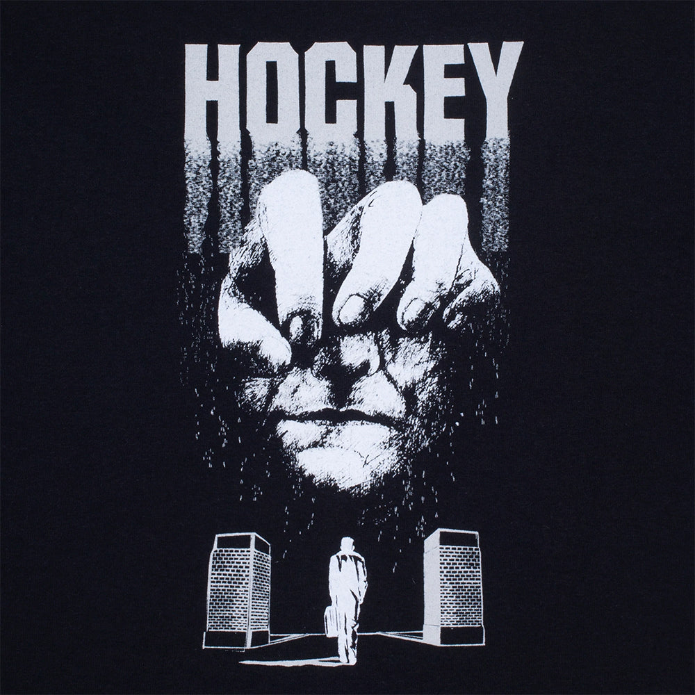 HOCKEY HOCKEY EXIT OVERLORD TEE // BLACK