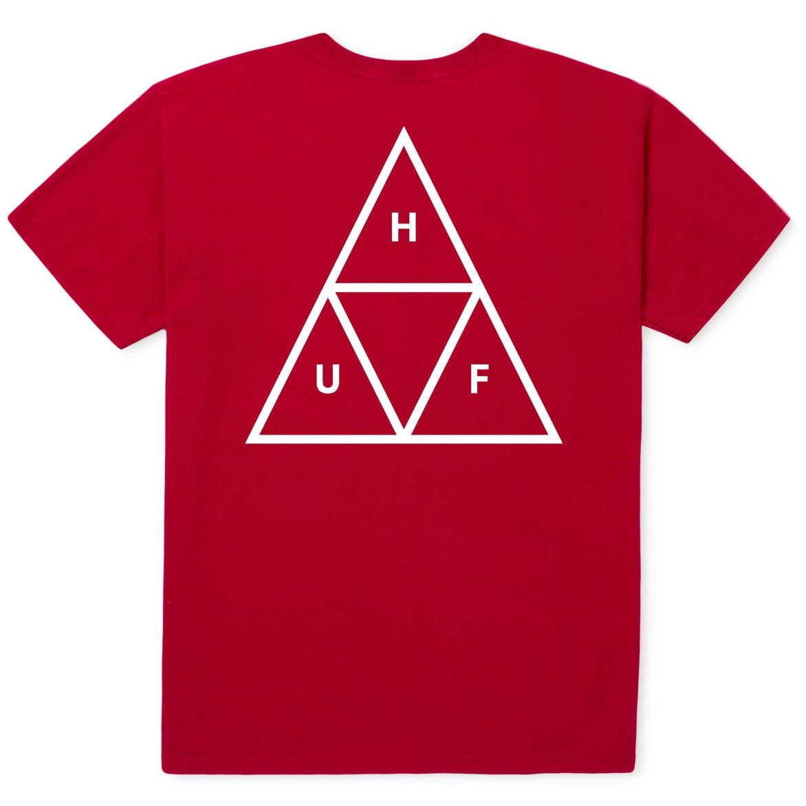 HUF HUF TRIPLE TRIANGLE TEE // RED