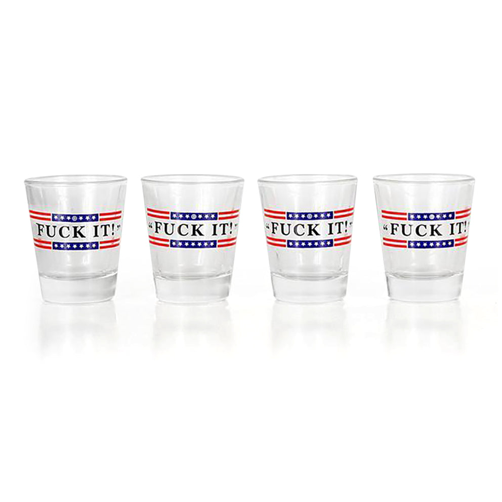 huf ac51018 fuck it shot glass 4 pack