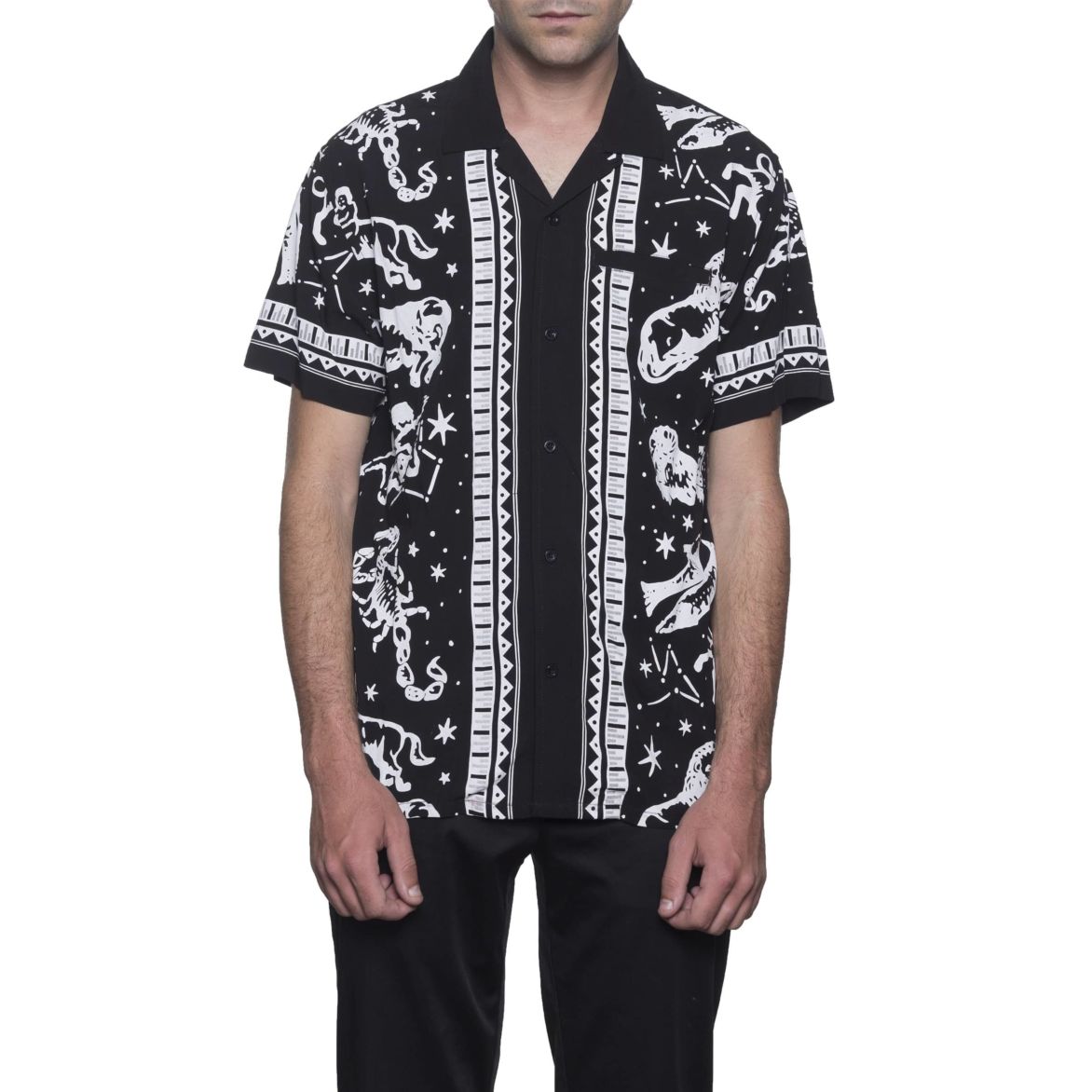 huf bu00031 zodiac ssl shirt black