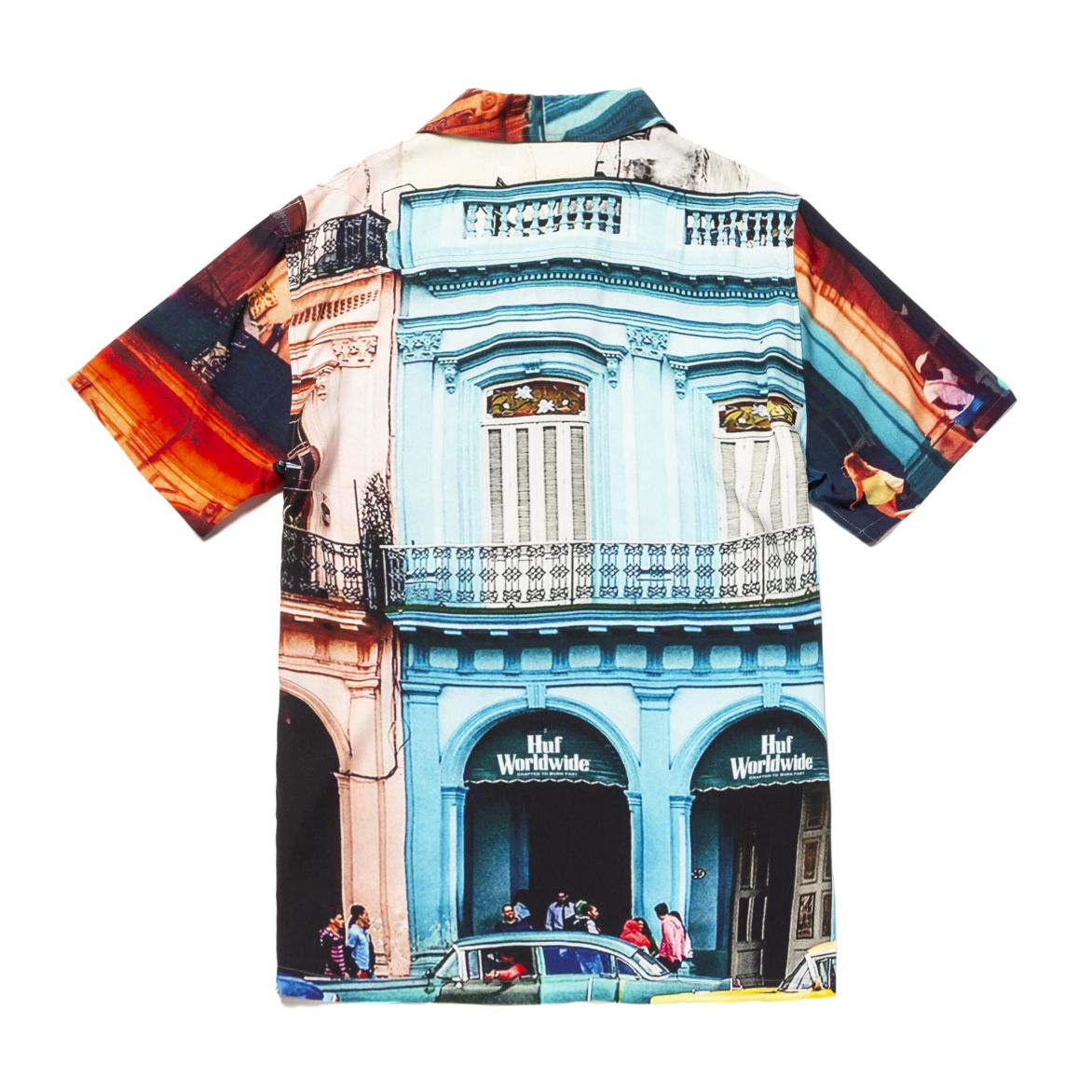 huf bu00073 havana resort ss shirt mint
