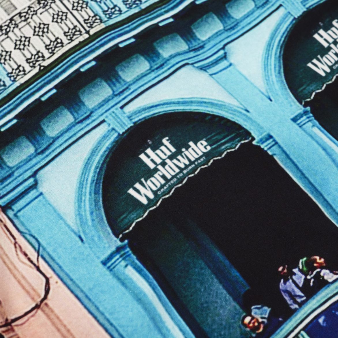 huf bu00073 havana resort ss shirt mint