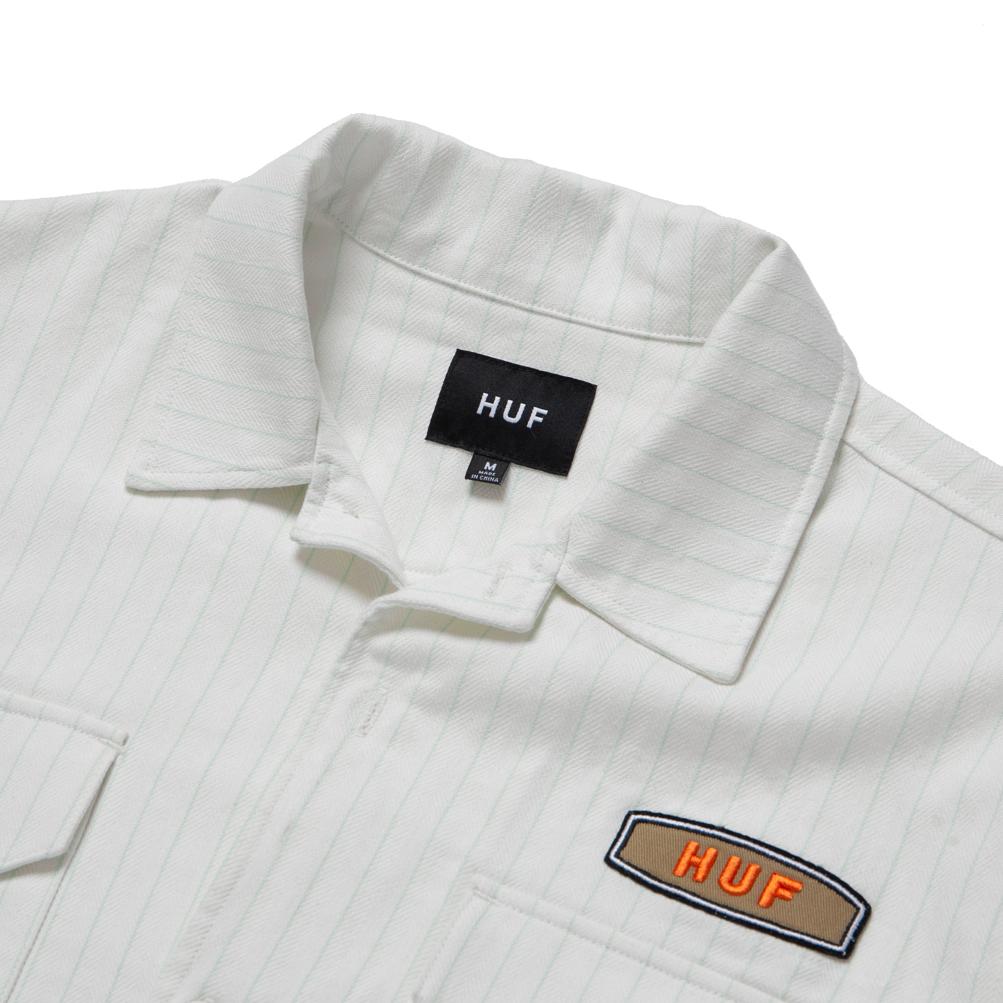 HUF HUF BILLY S/S WORK SHIRT // NATURAL