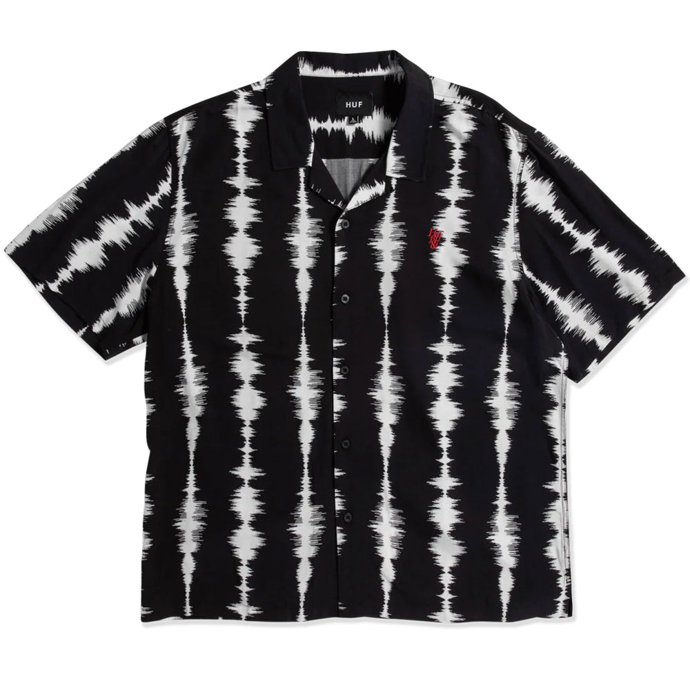 huf bu00176 seismogram ss resort shirt black