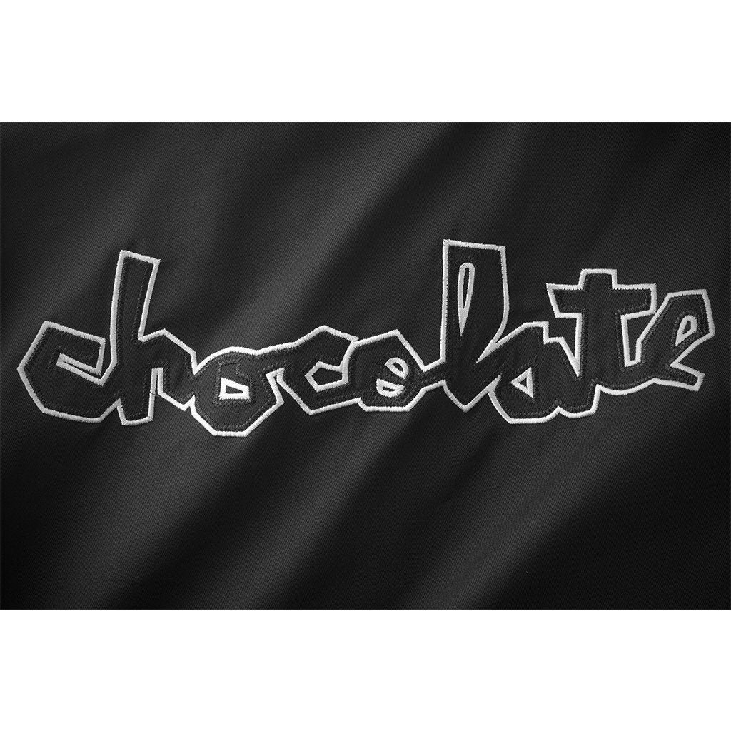 Huf X Chocolate JK63004 Chunk Varsity Jacket Black White