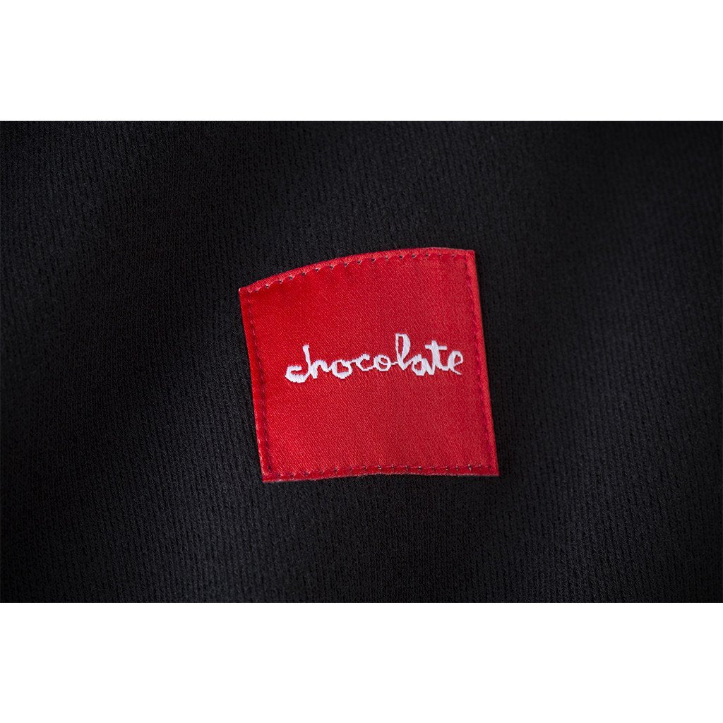 HUF CHUNK WORLDWIDE PULLOVER HOOD // BLACK-The Collateral