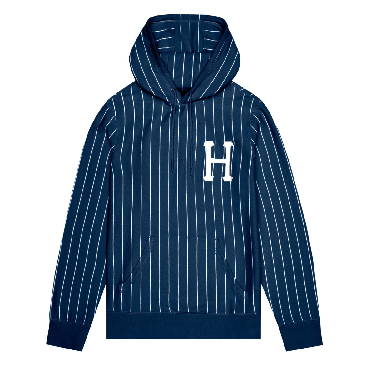huf fl00078 league pullover hoodie insignia blue