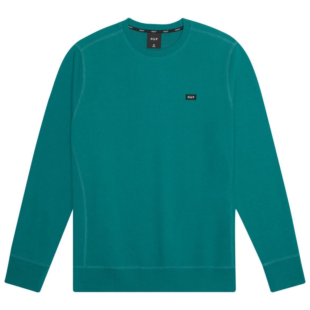 huf fl00095 bar logo crew quetzal green