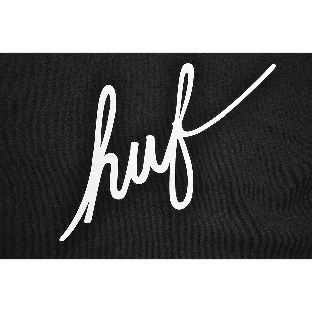 huf flbsc0021 demi script pullover hood black