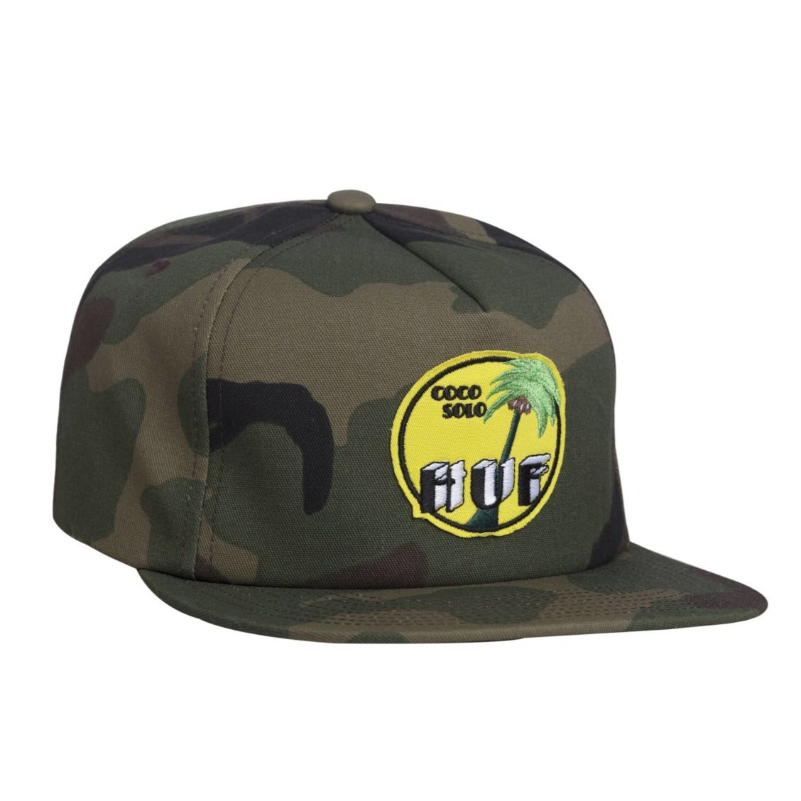 huf ht00214 coco solo snapback woodland camo