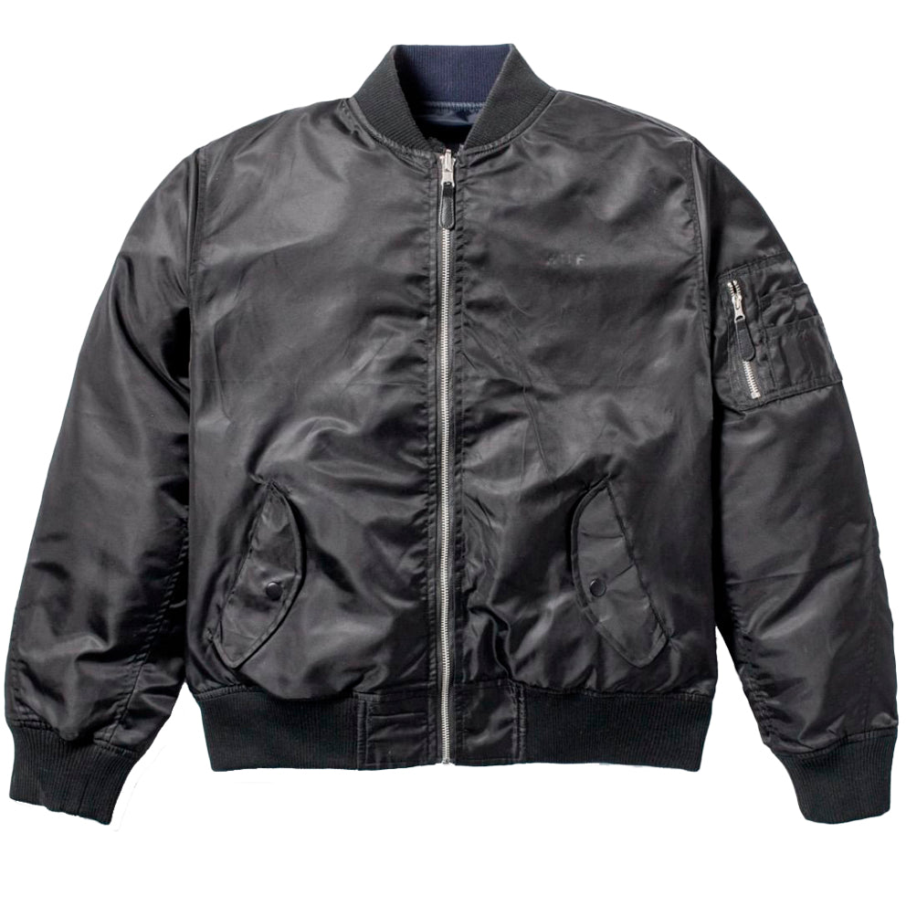 HUF HUF SOUVENIR MA-1 REVERSIBLE JACKET // NAVY/BLACK