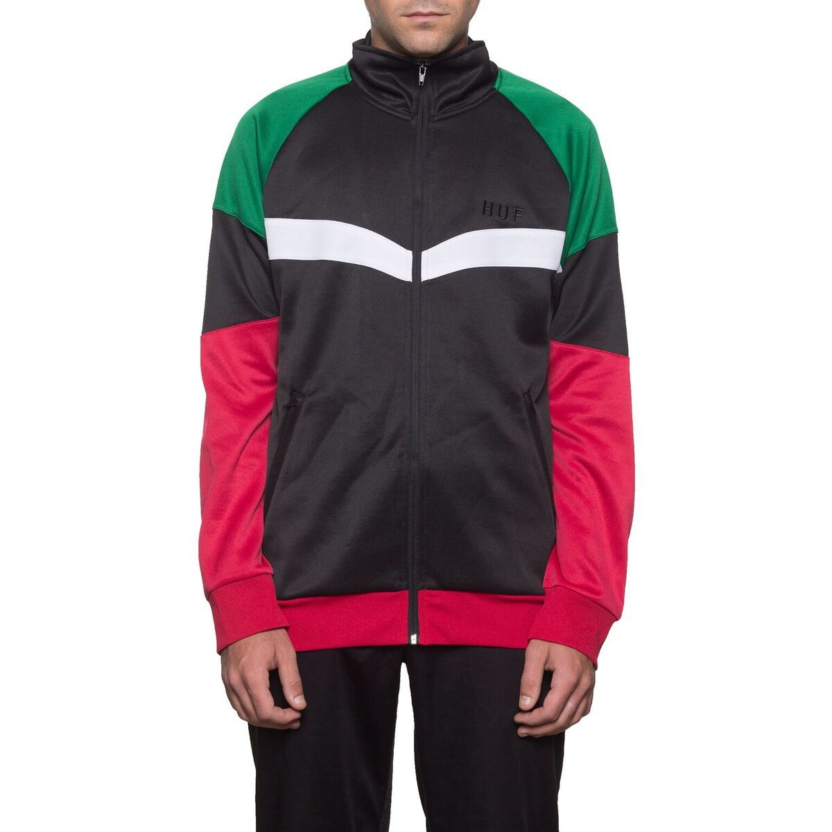 HUF HUF SPRINTER TRACK JACKET // BLACK