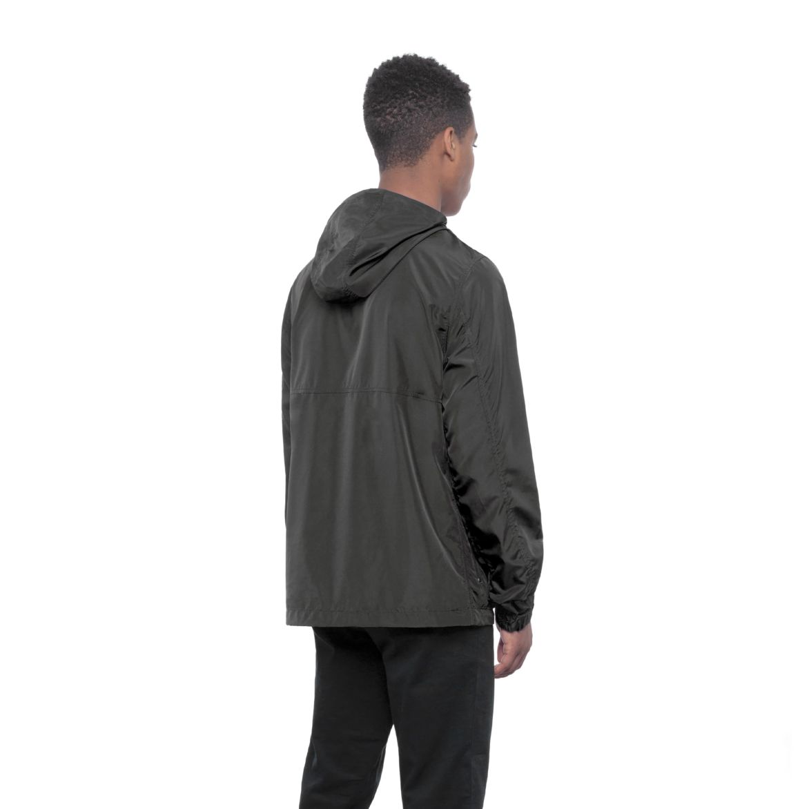 huf jk00147 productions inc anorak jacket black