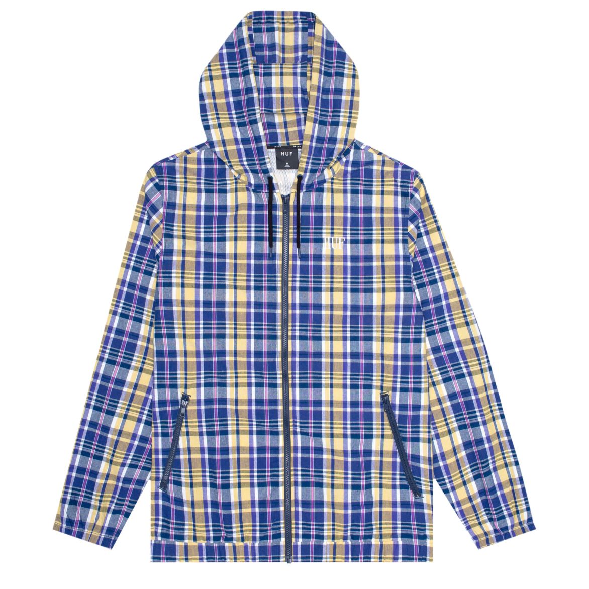huf jk00151 catalina windbreaker jacket insigna blue