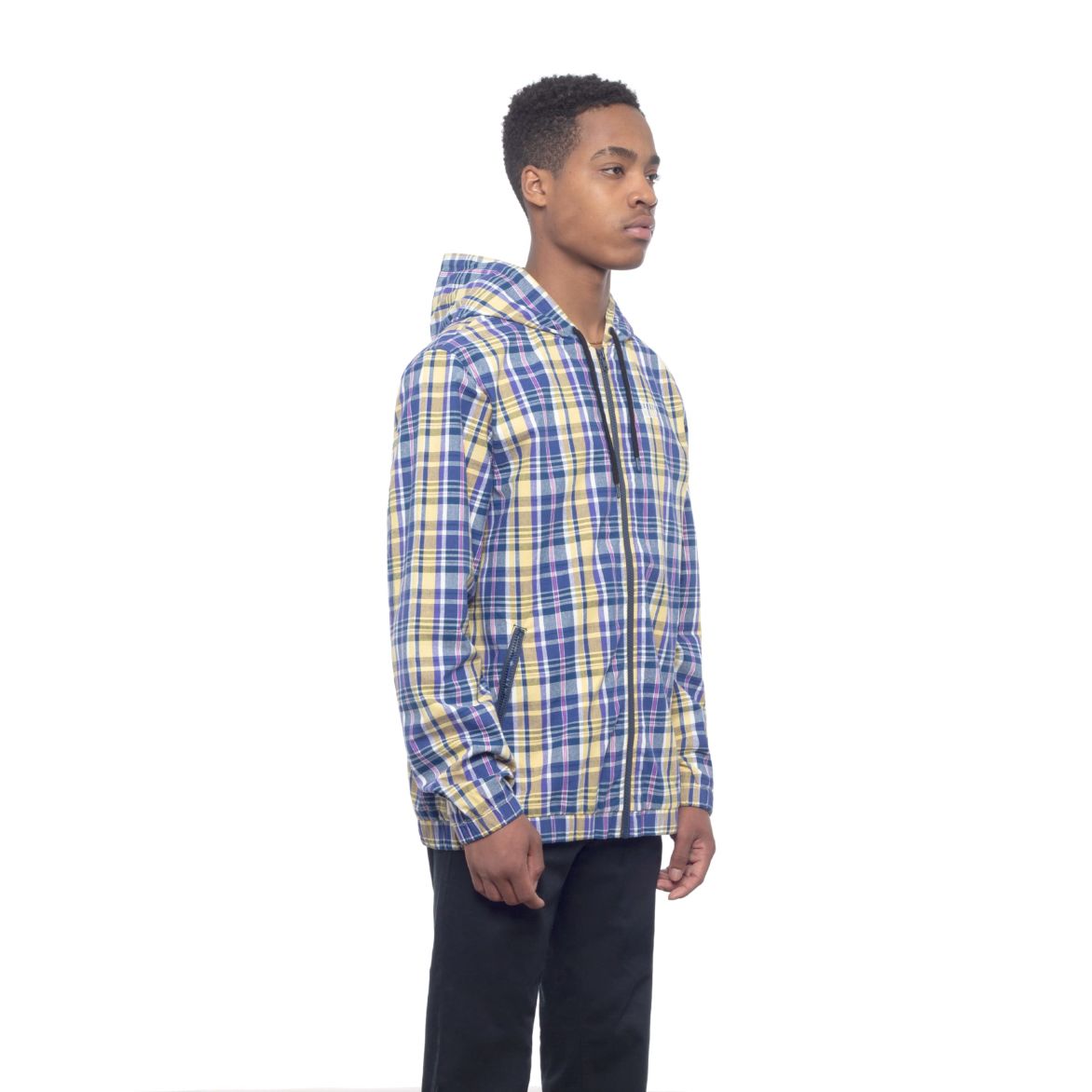 huf jk00151 catalina windbreaker jacket insigna blue