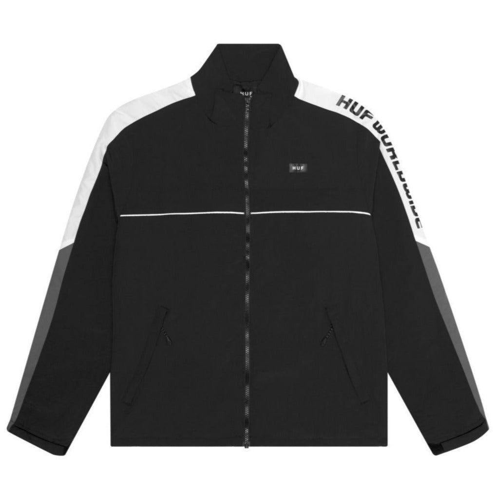 huf jk00184 lewis track jacket black