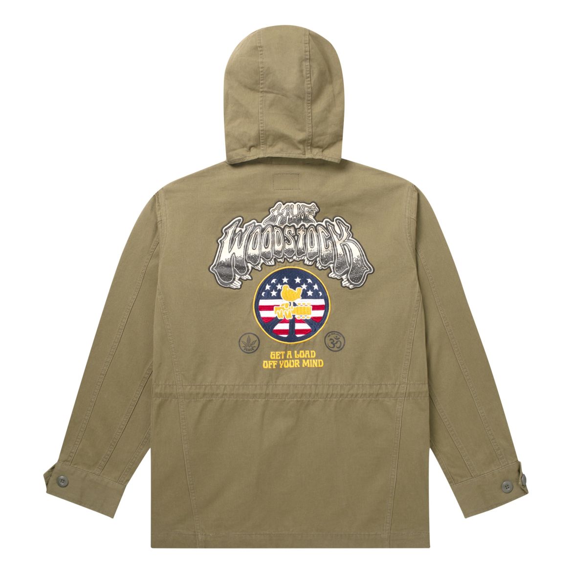 huf jk00208 x woodstock objector m65 jacket olive
