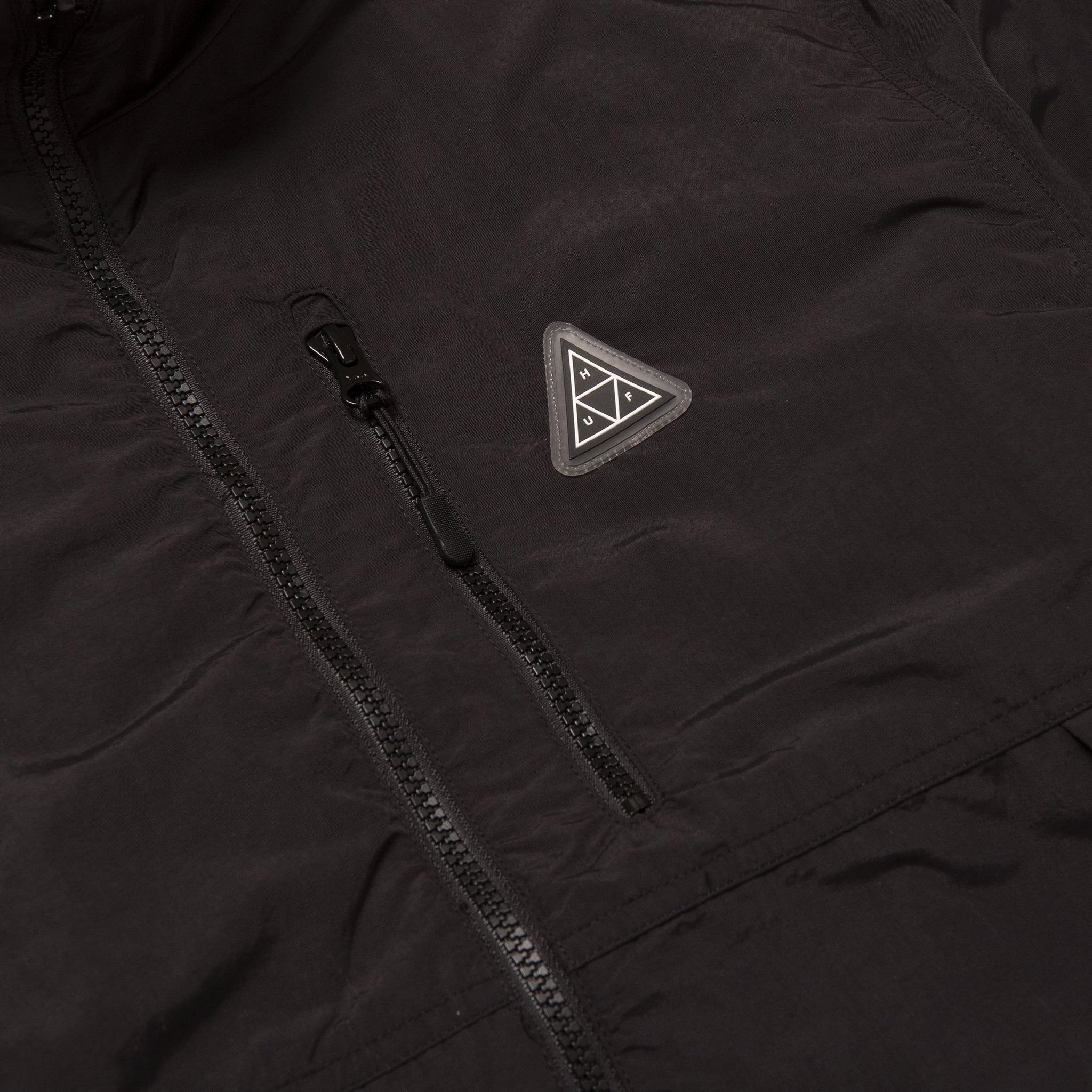 huf jk00243 crisis reversible jacket black