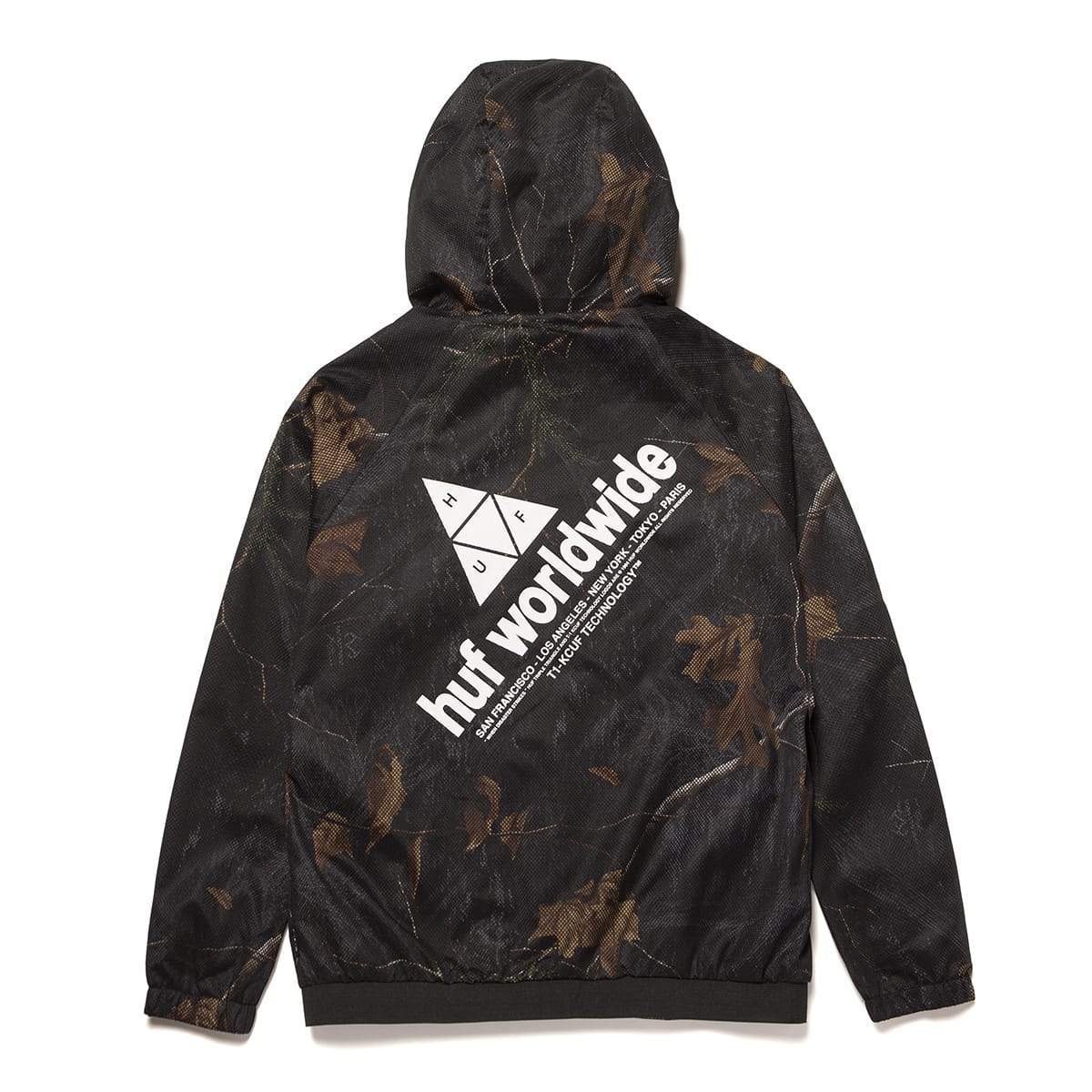 HUF HUF NETWORK JACKET // REALTREE BLACK