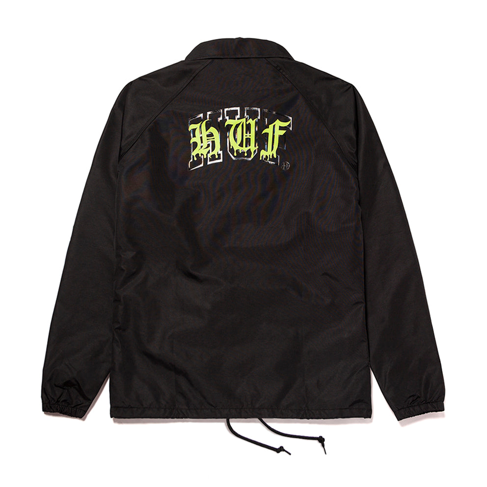 huf jk00292 discordia coach jacket black