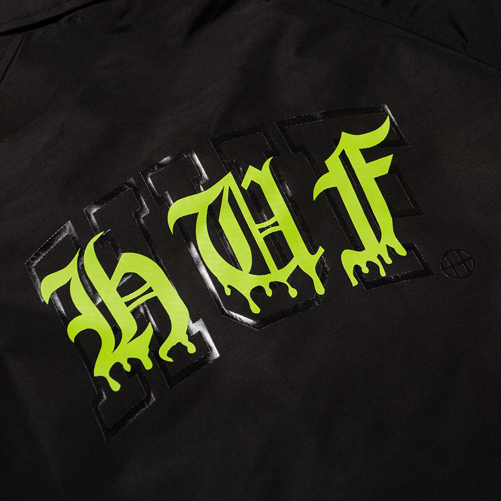 huf jk00292 discordia coach jacket black