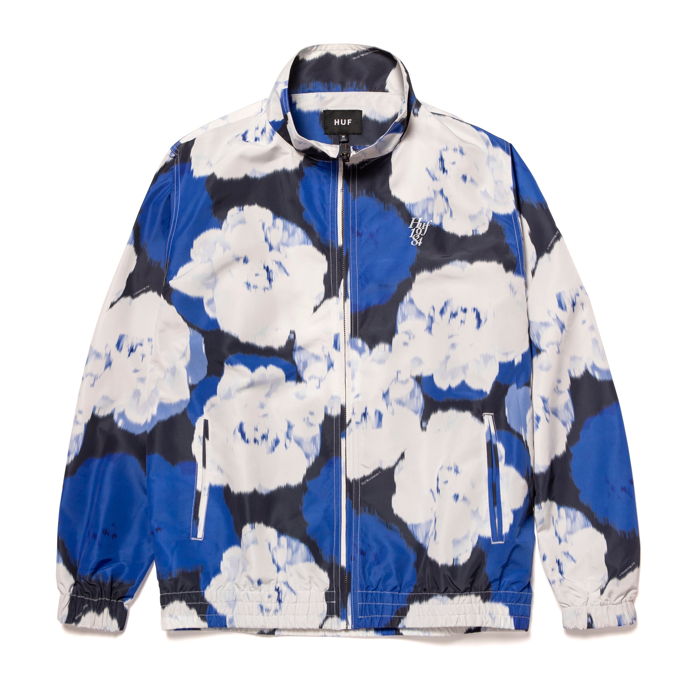 huf jk00304 hamptons beach jacket blue