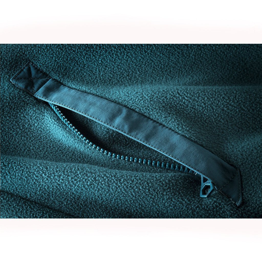 huf jk64005 tofino hooded polar pullover jade