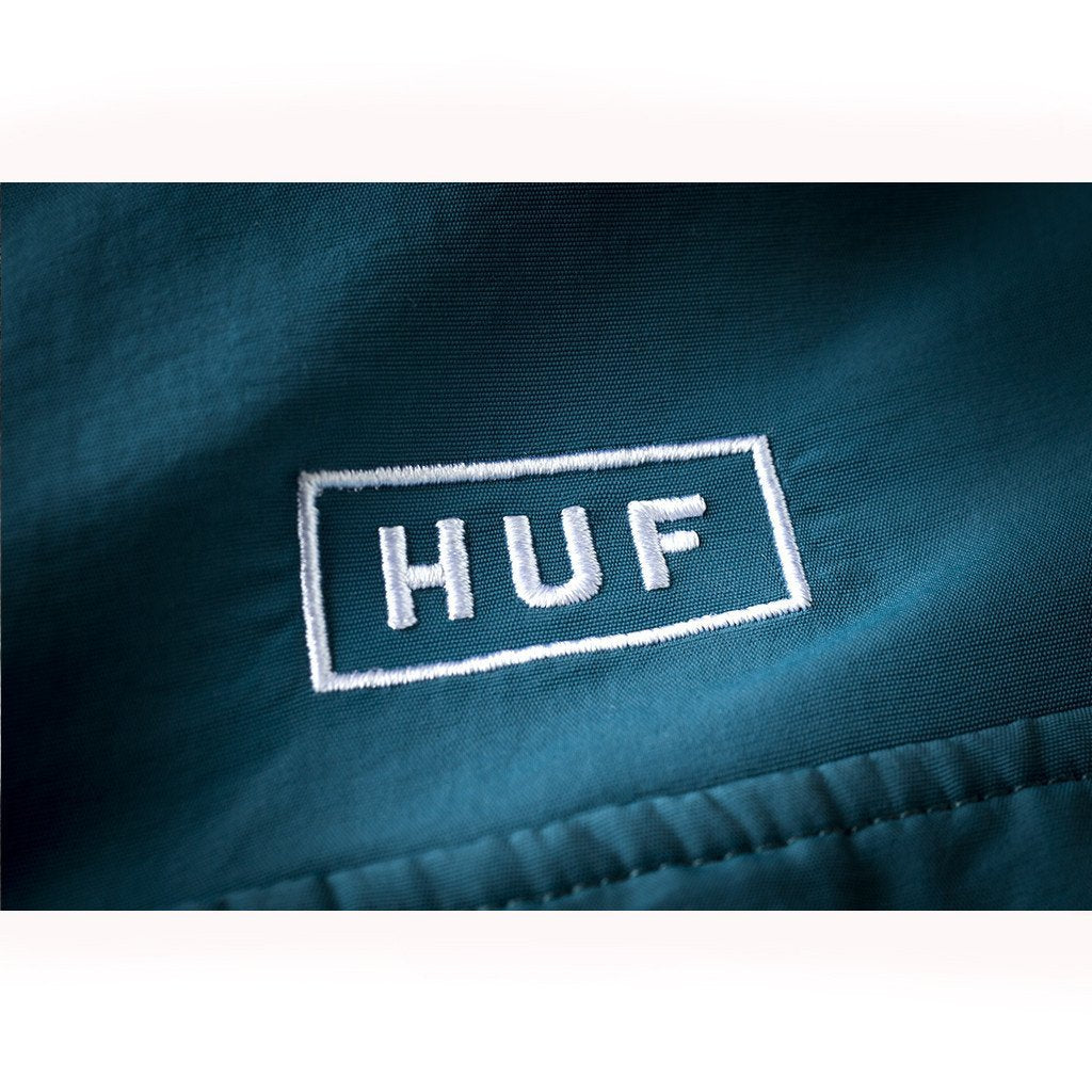 huf jk64005 tofino hooded polar pullover jade