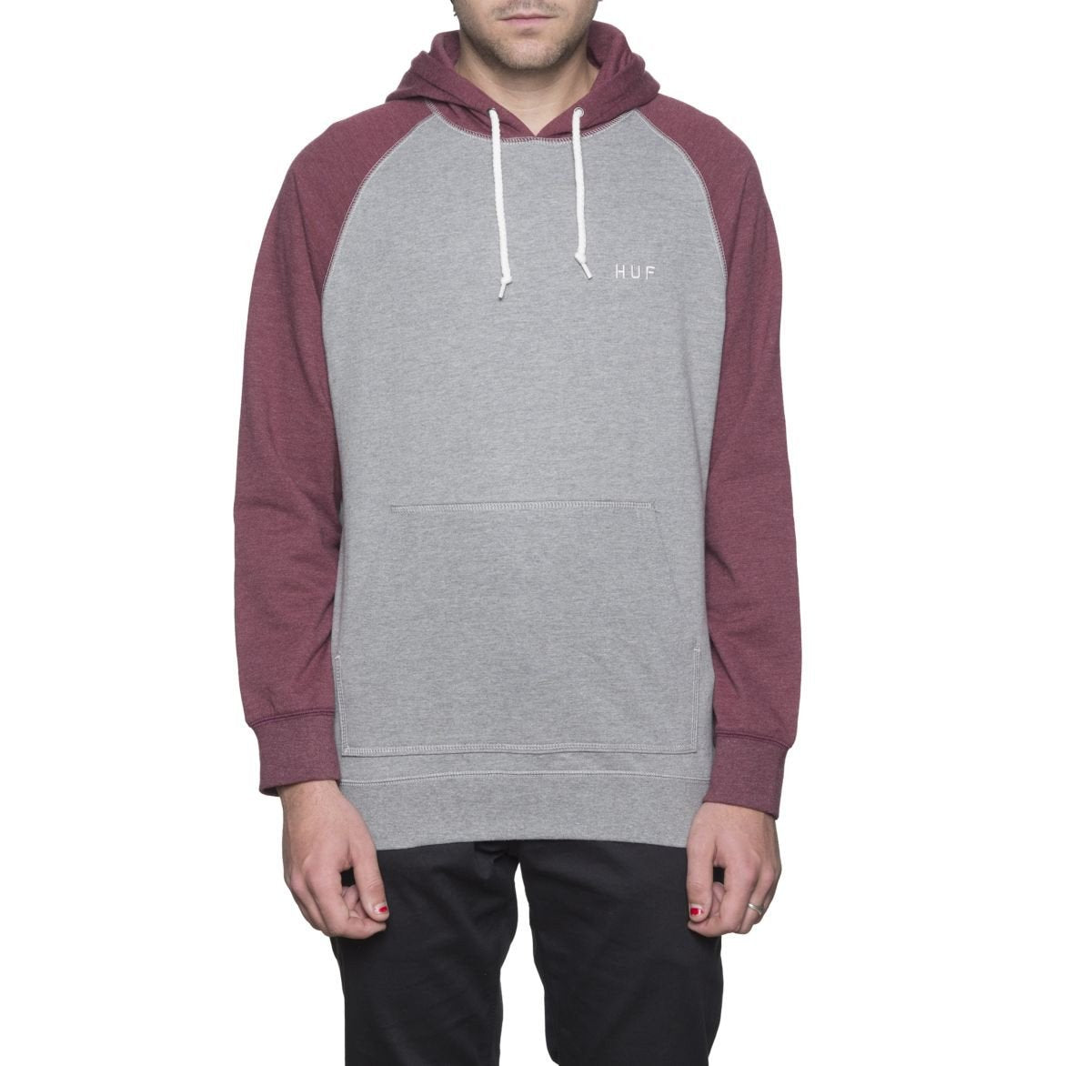 huf kn00004 dalton pullover hooded knit