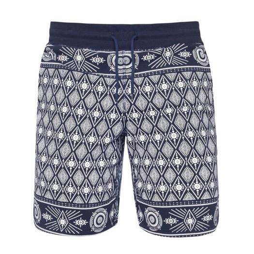 huf kn51016 bandana fleece short navy