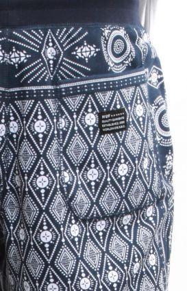 huf kn51016 bandana fleece short navy