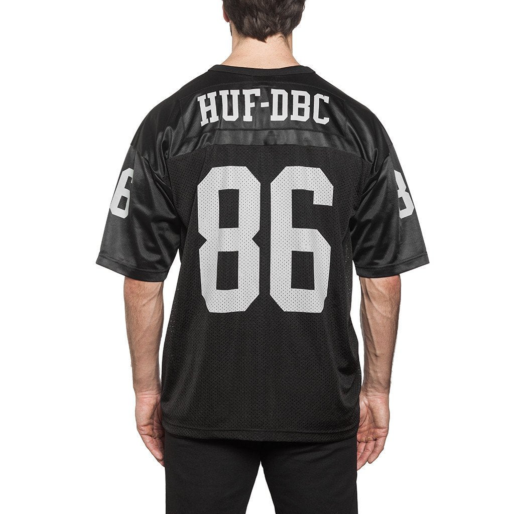 huf kn53002 tailgate football jersey black