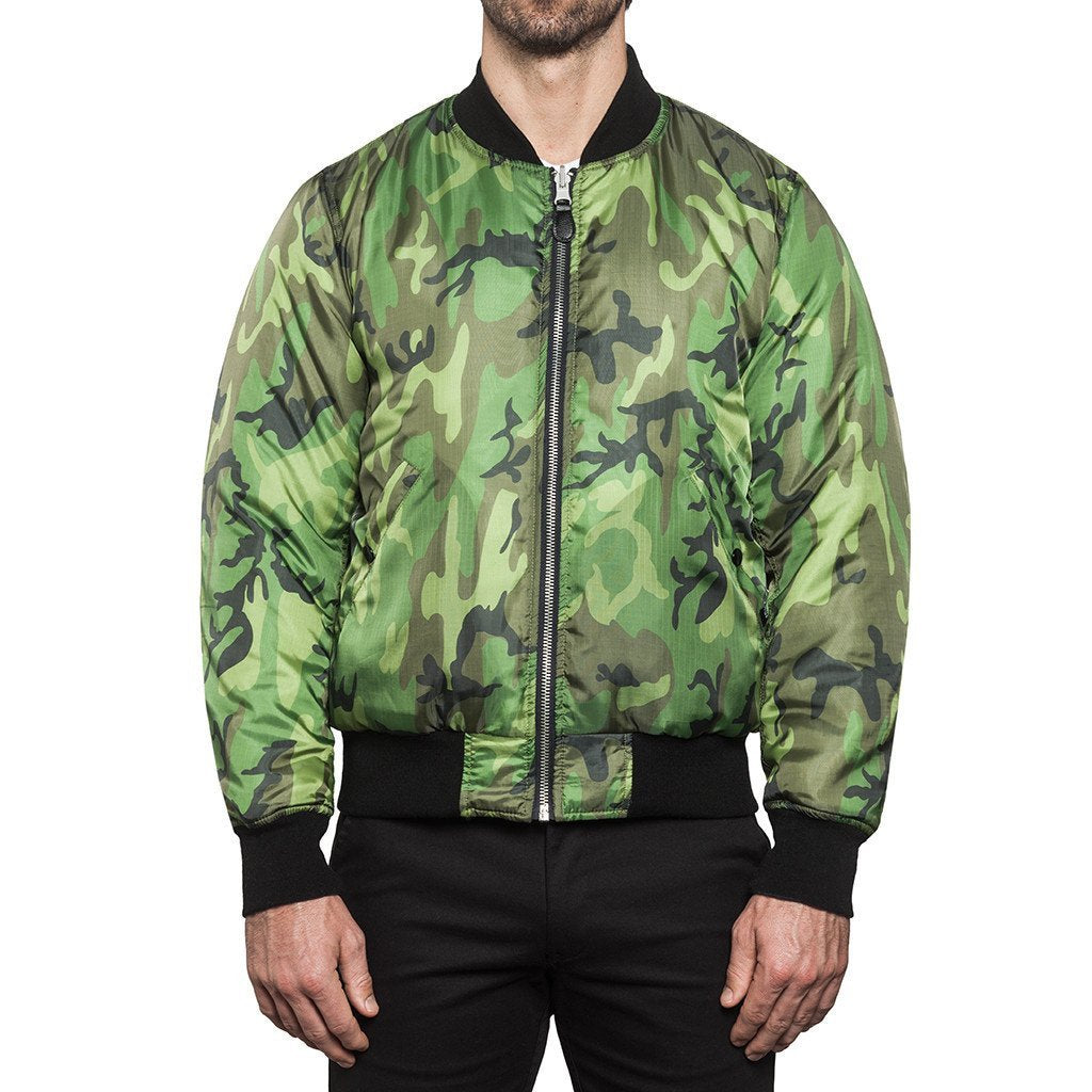 HUF HUF MA-1 REVERSIBLE BOMBER // OLIVE CAMO
