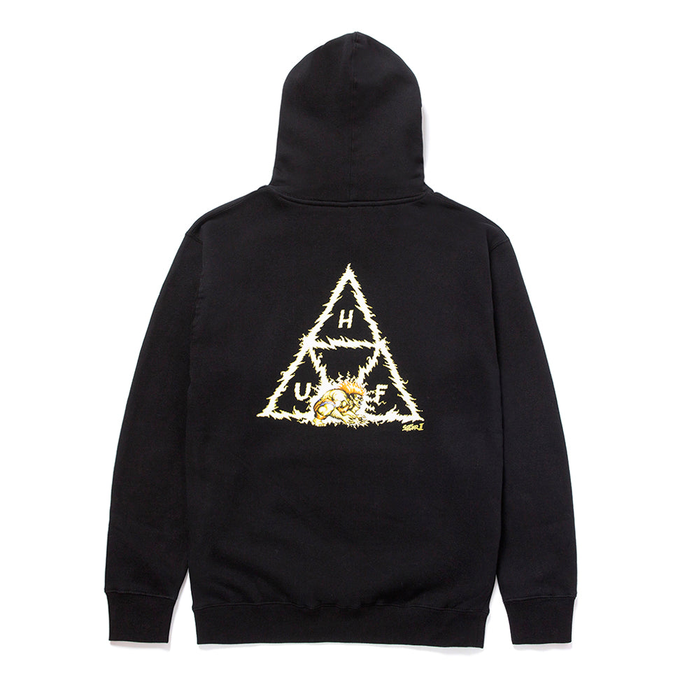 HUF HUF BLANKA TT P/O HOODIE // BLACK