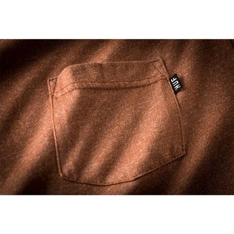 HUF PREMIUM MOCK TWIST POCKET TEE // RUST-The Collateral