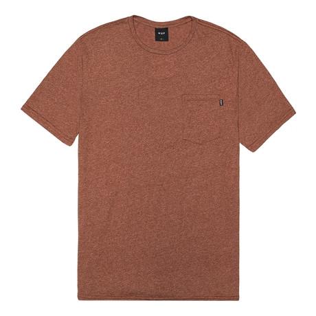 HUF PREMIUM MOCK TWIST POCKET TEE // RUST-The Collateral