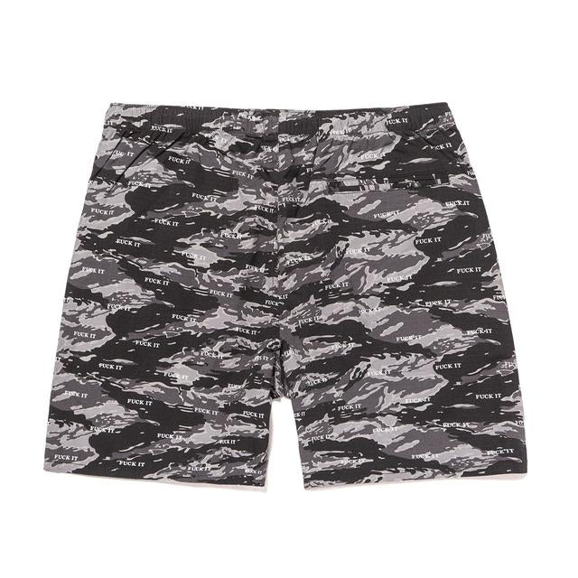 huf pt00123 fuck it tiger camo easy short black