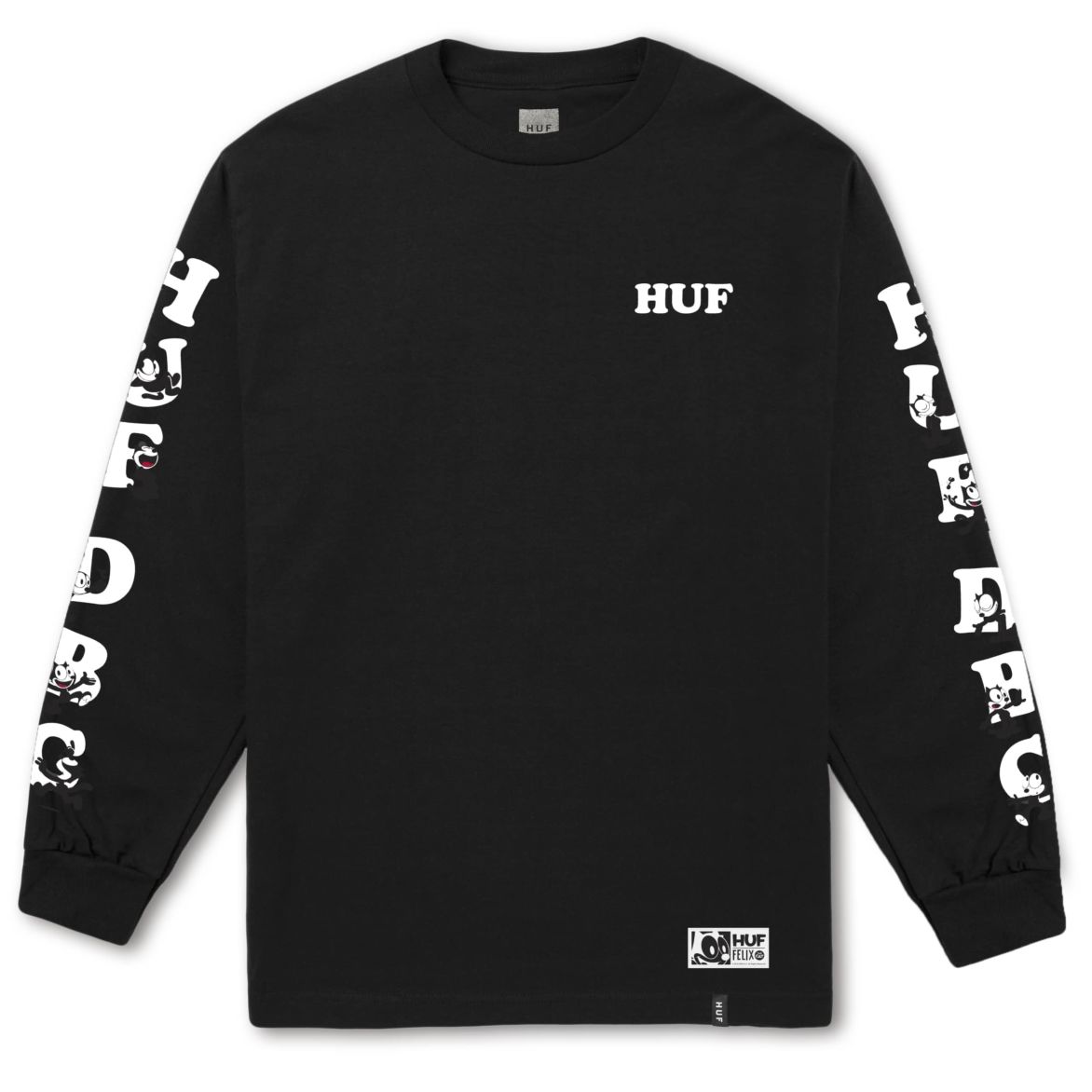 huf ts00433 felix dbc long sleeve tee black